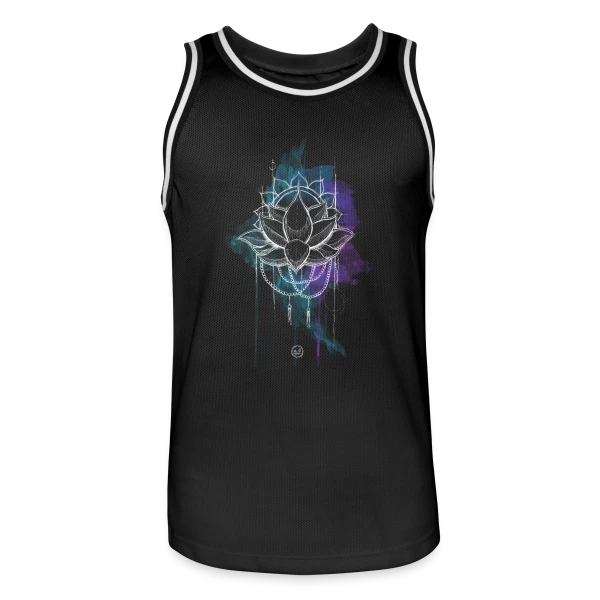 Mandala Solstice d'Été Lumineux sur Maillot de basket Homme