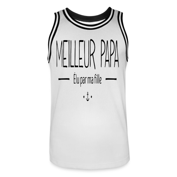 Meilleur Papa Élu par Ma Fille sur Maillot de basket Homme