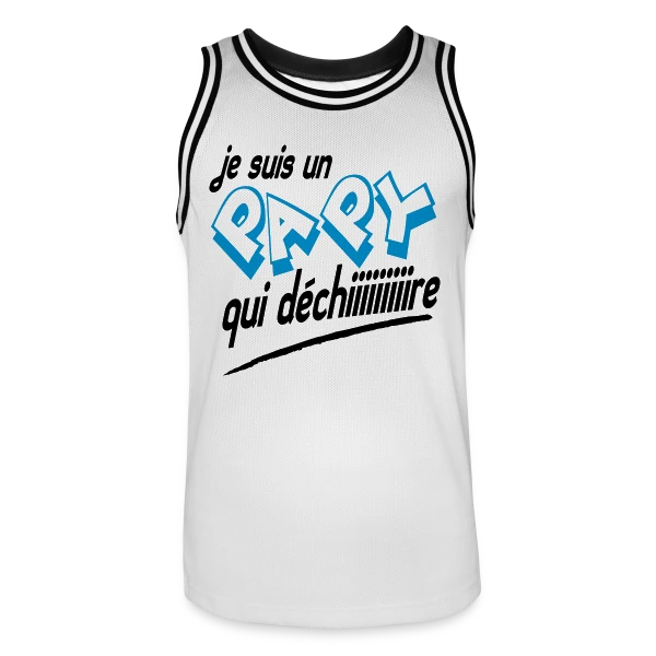 Papy d'Enfer sur Maillot de basket Homme