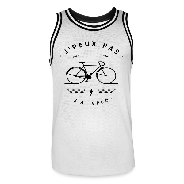 J'ai Vélo : Le T-shirt des Passionnés de Cyclisme sur Maillot de basket Homme