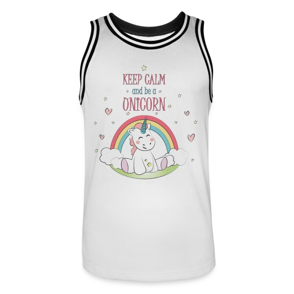 Licorne Arc-en-ciel sur Maillot de basket Homme