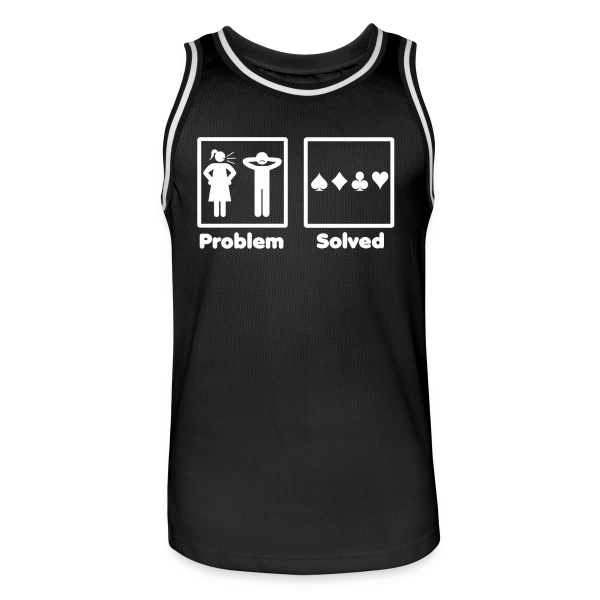 Problème Résolu: Poker! sur Maillot de basket Homme