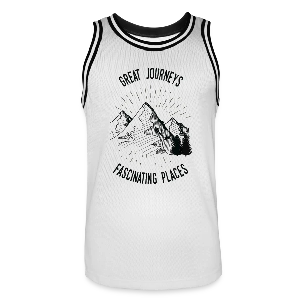 Grandes Aventures Montagneuses sur Maillot de basket Homme