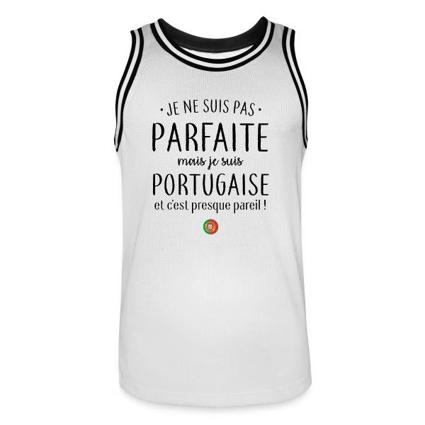 Pas Parfaite, Juste Italienne ! sur Maillot de basket Homme