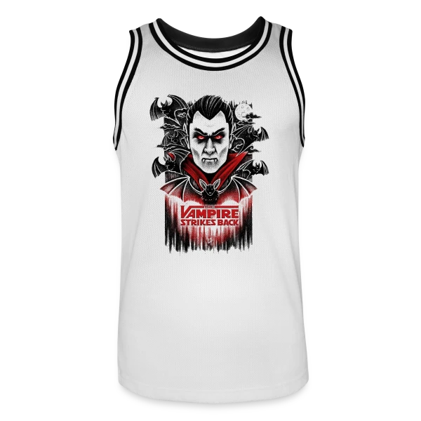 Le Retour du Vampire V2 sur Maillot de basket Homme