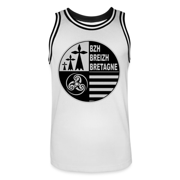 Emblème Breton Breizh sur Maillot de basket Homme