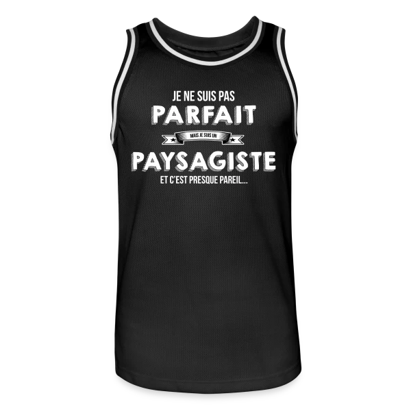 Paysagiste Fier Bannière sur Maillot de basket Homme