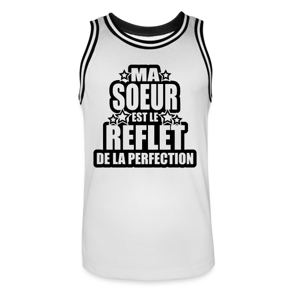 Ma Sœur, Reflet de la Perfection et de l'Amour sur Maillot de basket Homme