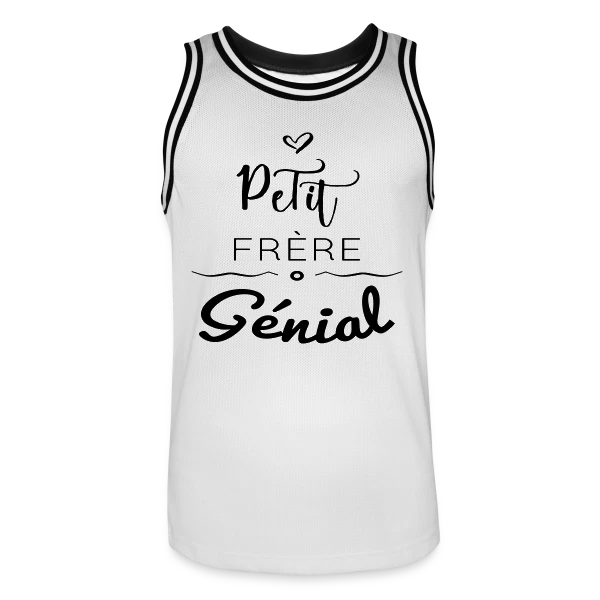 Petit Frère Génial sur Maillot de basket Homme
