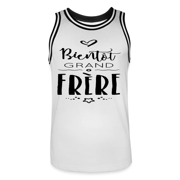 Bientôt Grand Frère sur Maillot de basket Homme