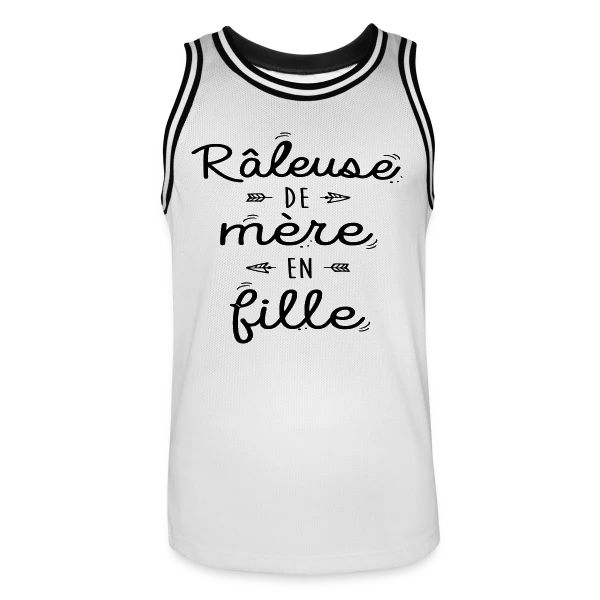 Raleuse de Mère en Fille : L'héritage d'un caractère bien trempé sur Maillot de basket Homme