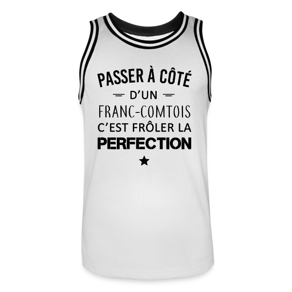 Franc-Comtois : Touchez la Perfection du Doigt sur Maillot de basket Homme