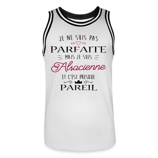 Pas Parfaite Mais Alsacienne sur Maillot de basket Homme