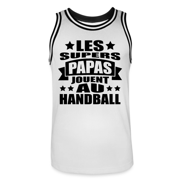 Papa Handball : Le Super Papa des Terrains sur Maillot de basket Homme