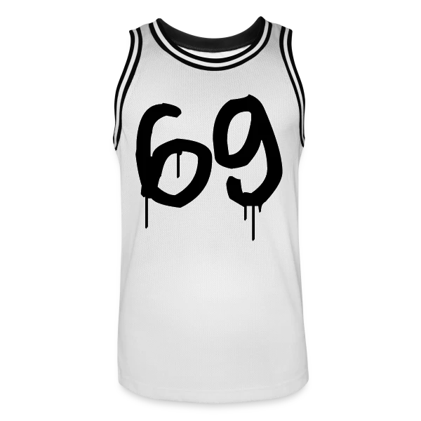 Numéro 69 Graffiti sur Maillot de basket Homme
