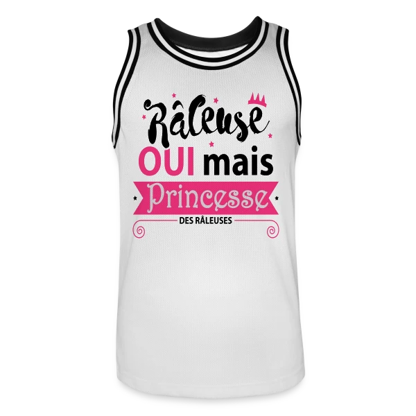 Princesse des Râleuses sur Maillot de basket Homme
