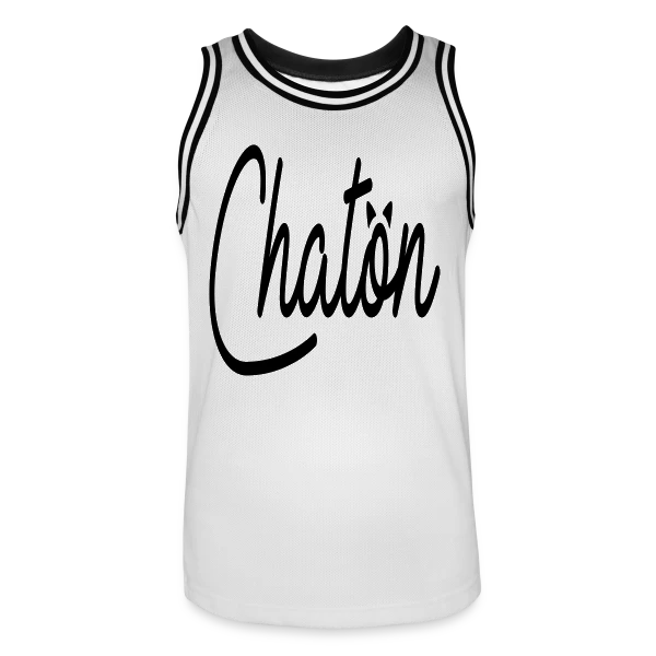 Inscription Chaton Élégante sur Maillot de basket Homme
