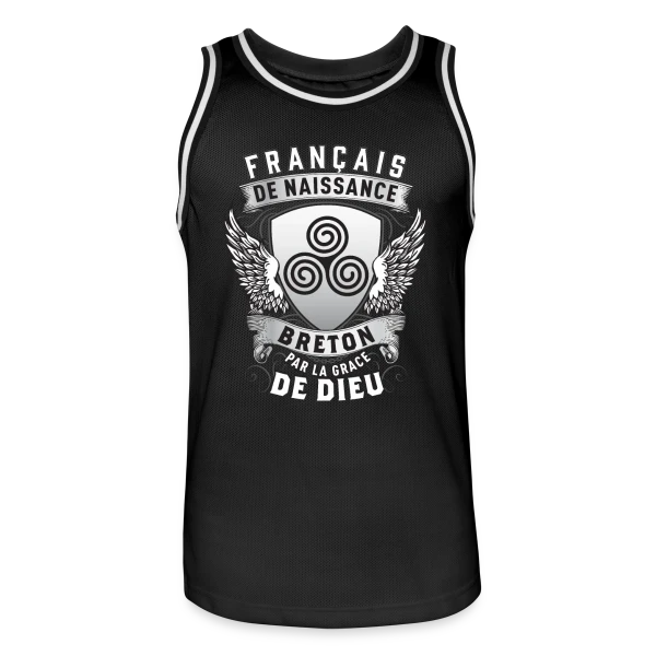 Breton par la Grâce de Dieu sur Maillot de basket Homme