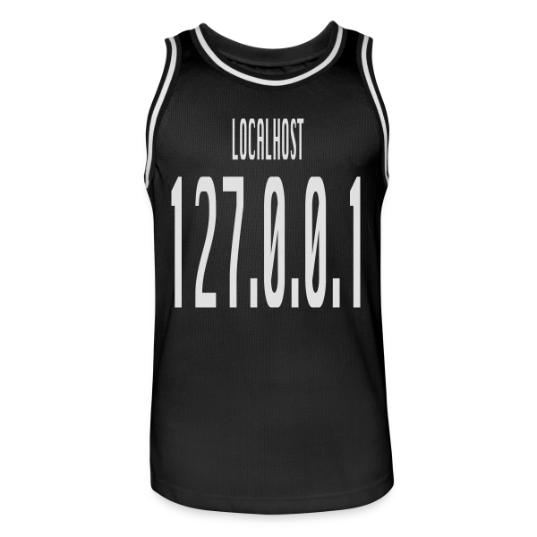 Localhost 127.0.0.1 - No Place Like Home pour Geek sur Maillot de basket Homme