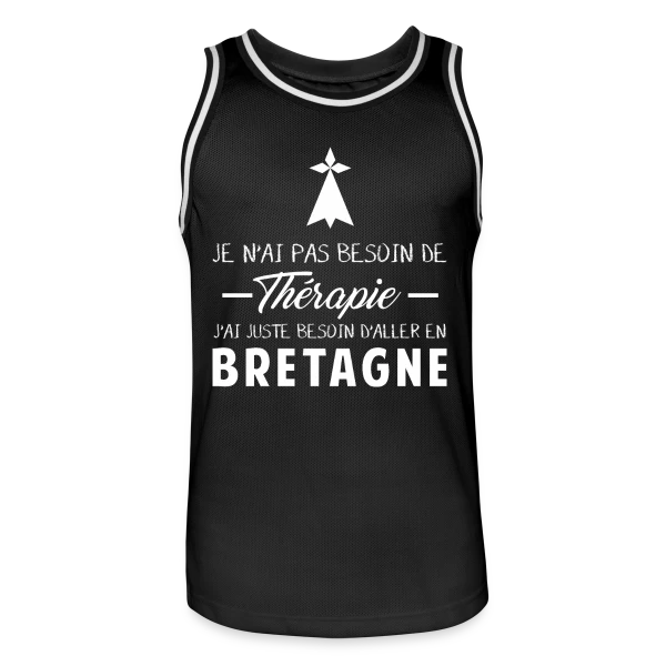 Thérapie Bretagne sur Maillot de basket Homme