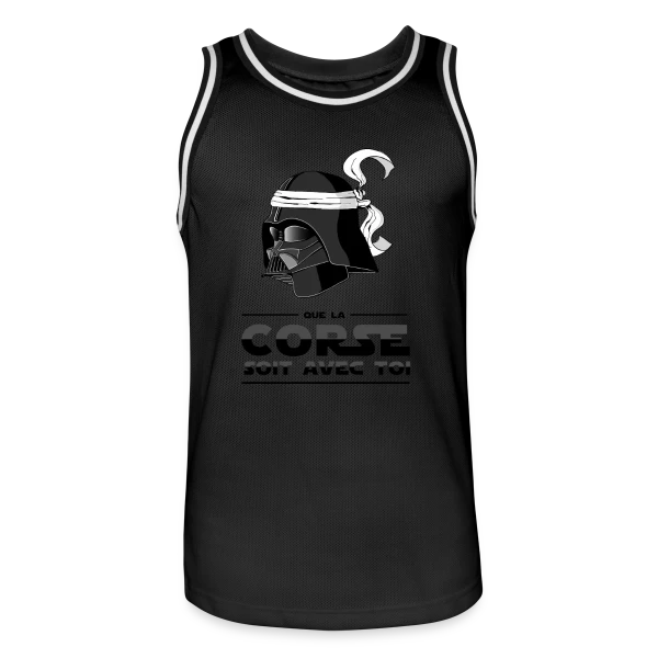 Dark Vador Corse Humour sur Maillot de basket Homme