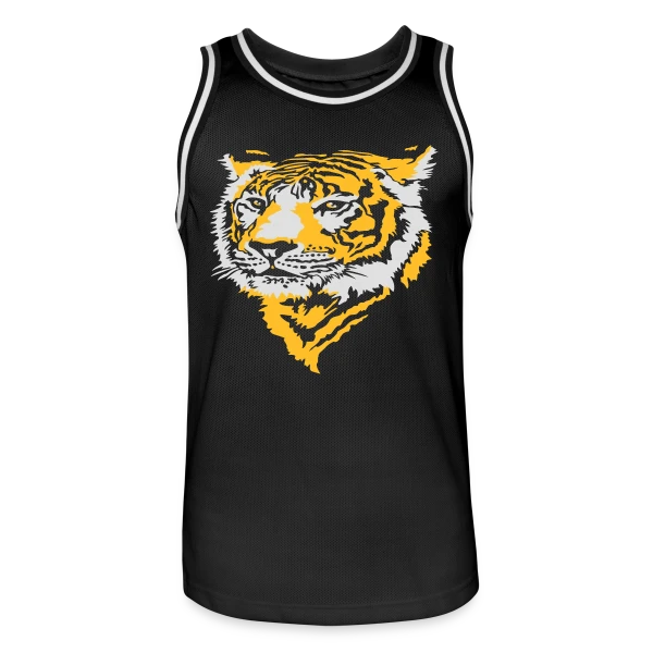 Tigre Majestueux : La Force de la Jungle sur Maillot de basket Homme