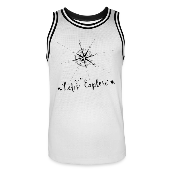 Boussole Explorateur sur Maillot de basket Homme