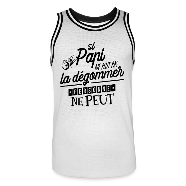 Papi Champion de Pétanque sur Maillot de basket Homme