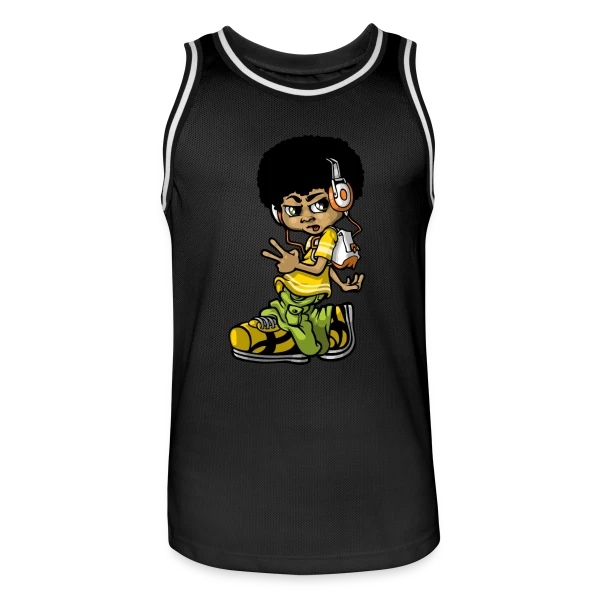 B-boy Hip Hop Vintage sur Maillot de basket Homme