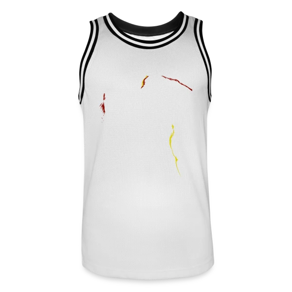 Silhouette Cavalière Abstraite sur Maillot de basket Homme