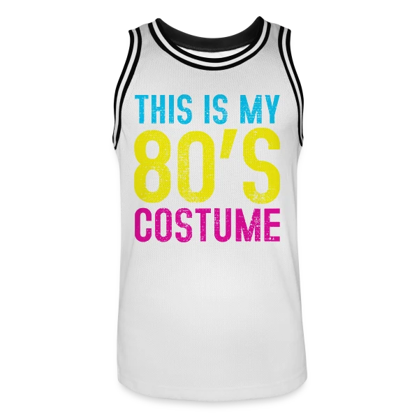 Mon Costume Années 80 sur Maillot de basket Homme
