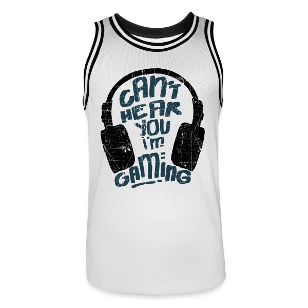 L'Équipement du Gamer: Le Headset sur Maillot de basket Homme