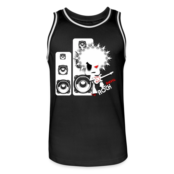 Devil Rock : L'Esprit Rebelle sur Maillot de basket Homme
