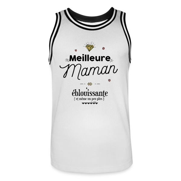Maman Éblouissante : La Plus Belle des Lumières sur Maillot de basket Homme