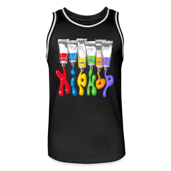 Tubes Hip Hop Rétro sur Maillot de basket Homme