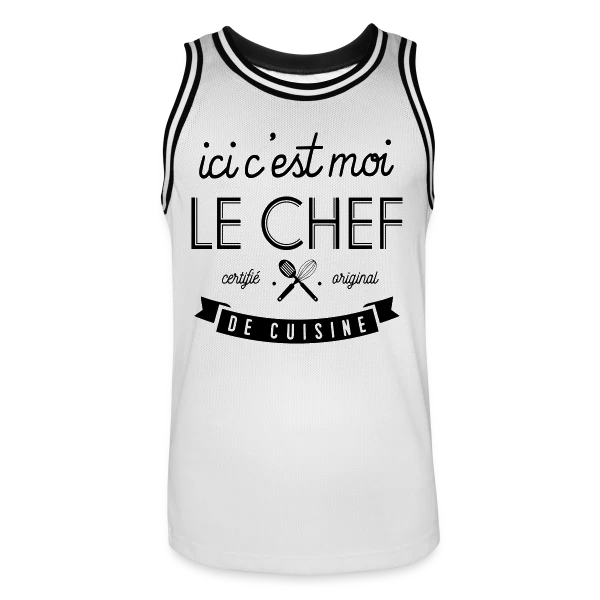 Ici, C'est Moi le Chef ! sur Maillot de basket Homme
