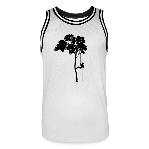 Passion Grimpeur d'Arbre & Abseil sur Maillot de basket Homme