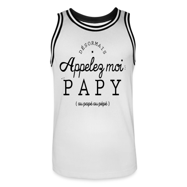 Désormais Papy sur Maillot de basket Homme