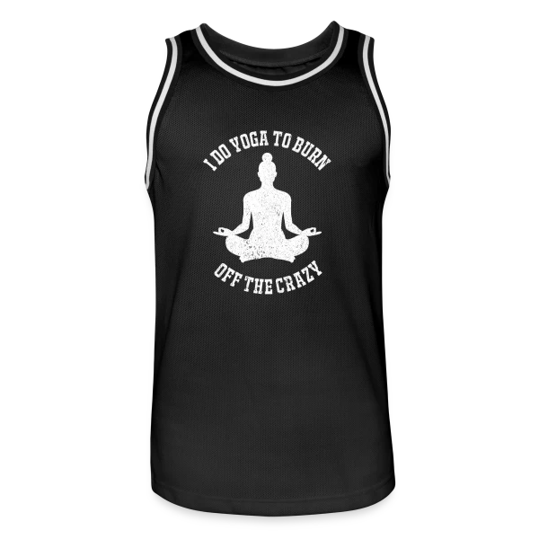 Humour Yoga Drôle sur Maillot de basket Homme