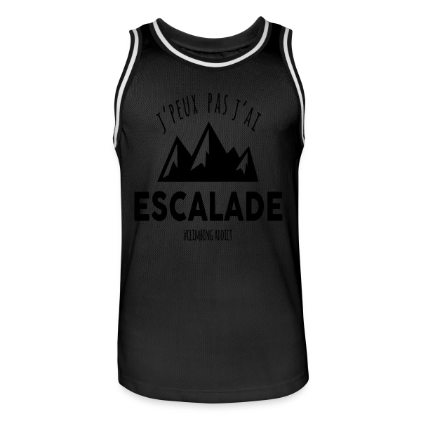 'J'peux pas, j'ai escalade' - Passion Sportive sur Maillot de basket Homme
