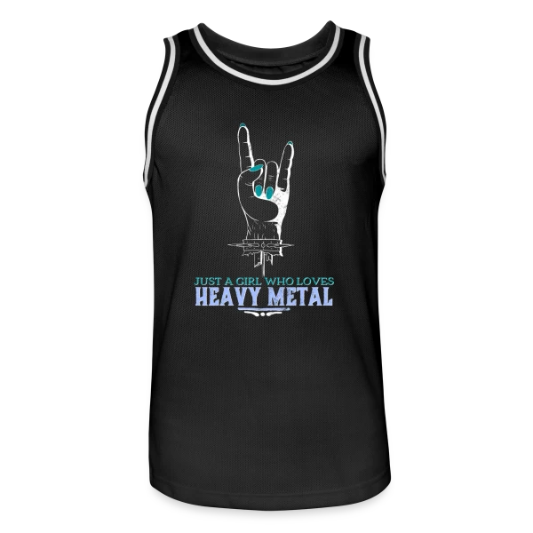 Passion Heavy Metal sur Maillot de basket Homme