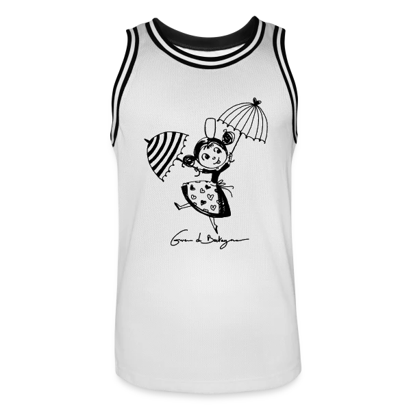 Bigoudène Joyeuse Parapluies sur Maillot de basket Homme