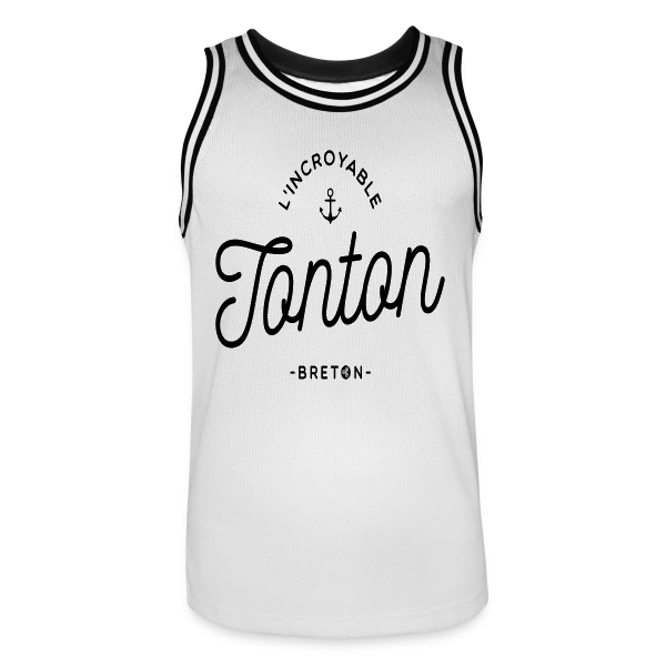 L'Incroyable Tonton Breton sur Maillot de basket Homme