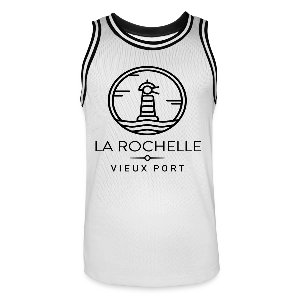 L'Élégance du Vieux Port de La Rochelle sur Maillot de basket Homme