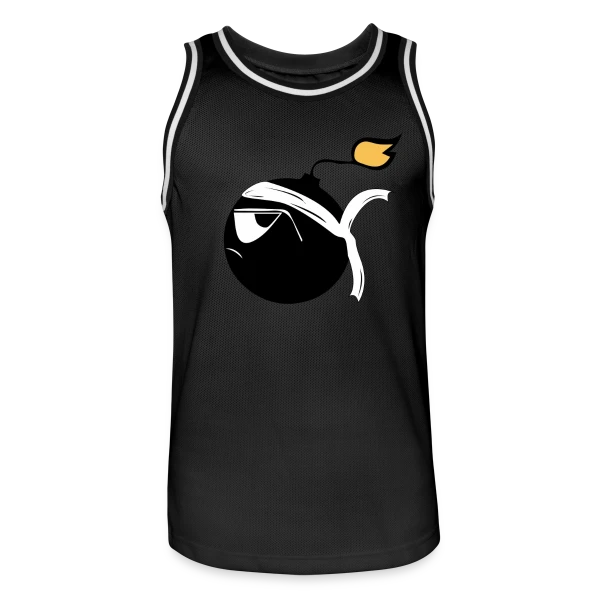 Bombe Corse Rebelle sur Maillot de basket Homme