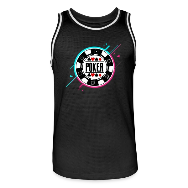 Poker: Personne ne se soucie de ce que tu as couché! sur Maillot de basket Homme
