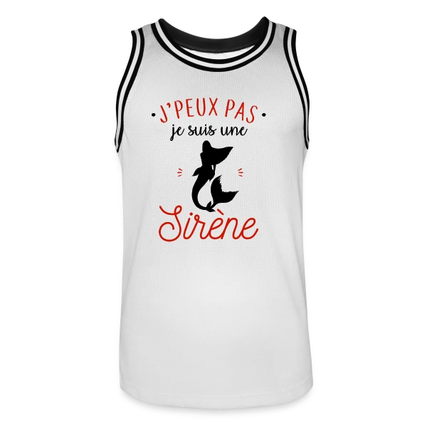 J'peux pas, je suis une sirène sur Maillot de basket Homme