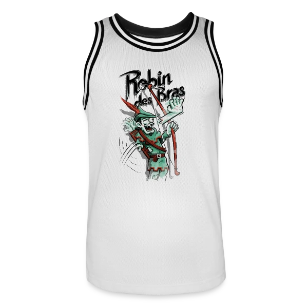 Robin des Bras : Archer Zombie Déjanté sur Maillot de basket Homme