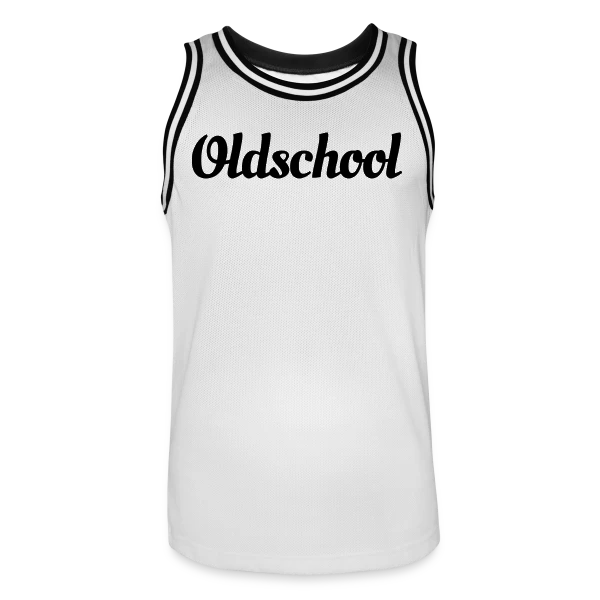 Typographie "Oldschool" Rétro sur Maillot de basket Homme