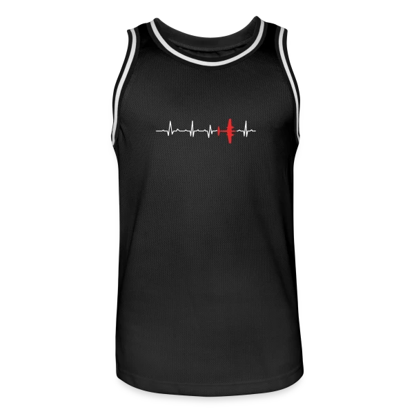 Avion Rétro Passion sur Maillot de basket Homme